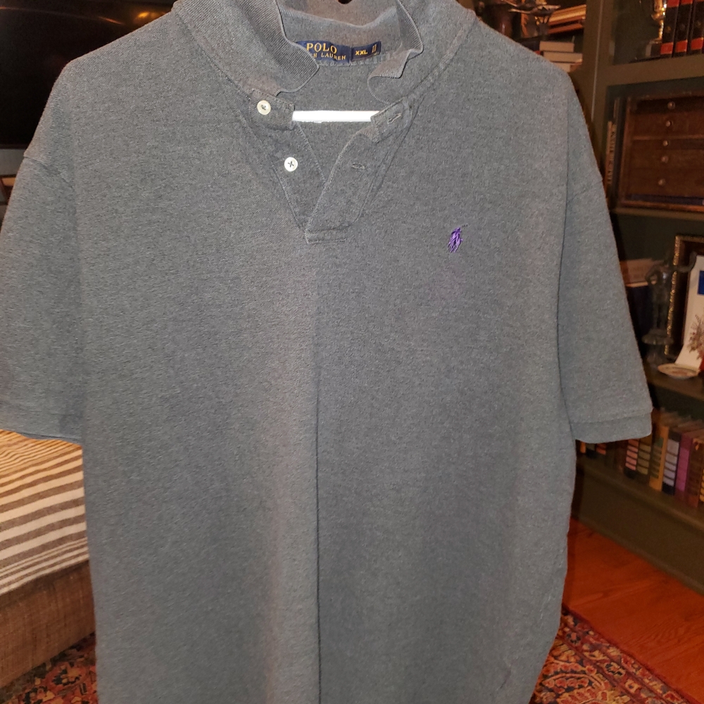 Polo by Ralph Lauren Men's Charcoal Polo Shirt